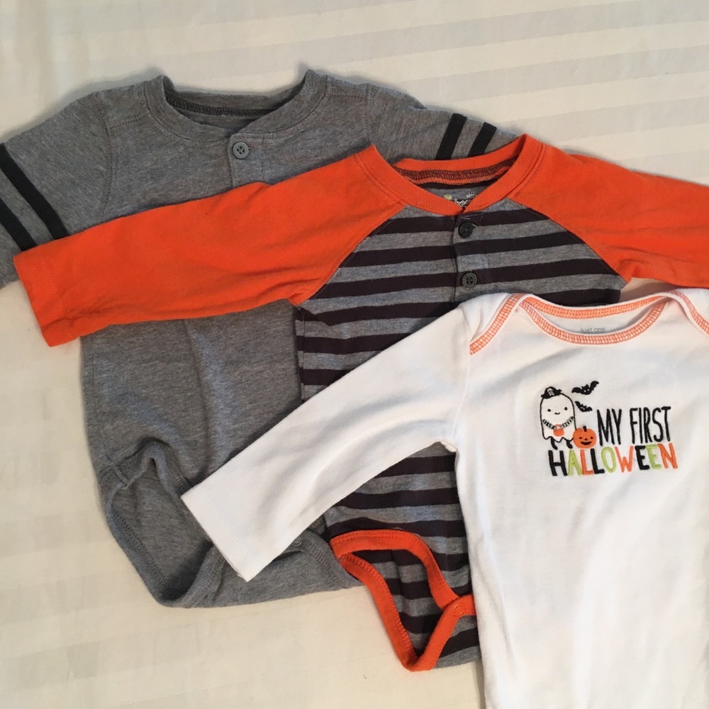 Fall long sleeve onesies 6m